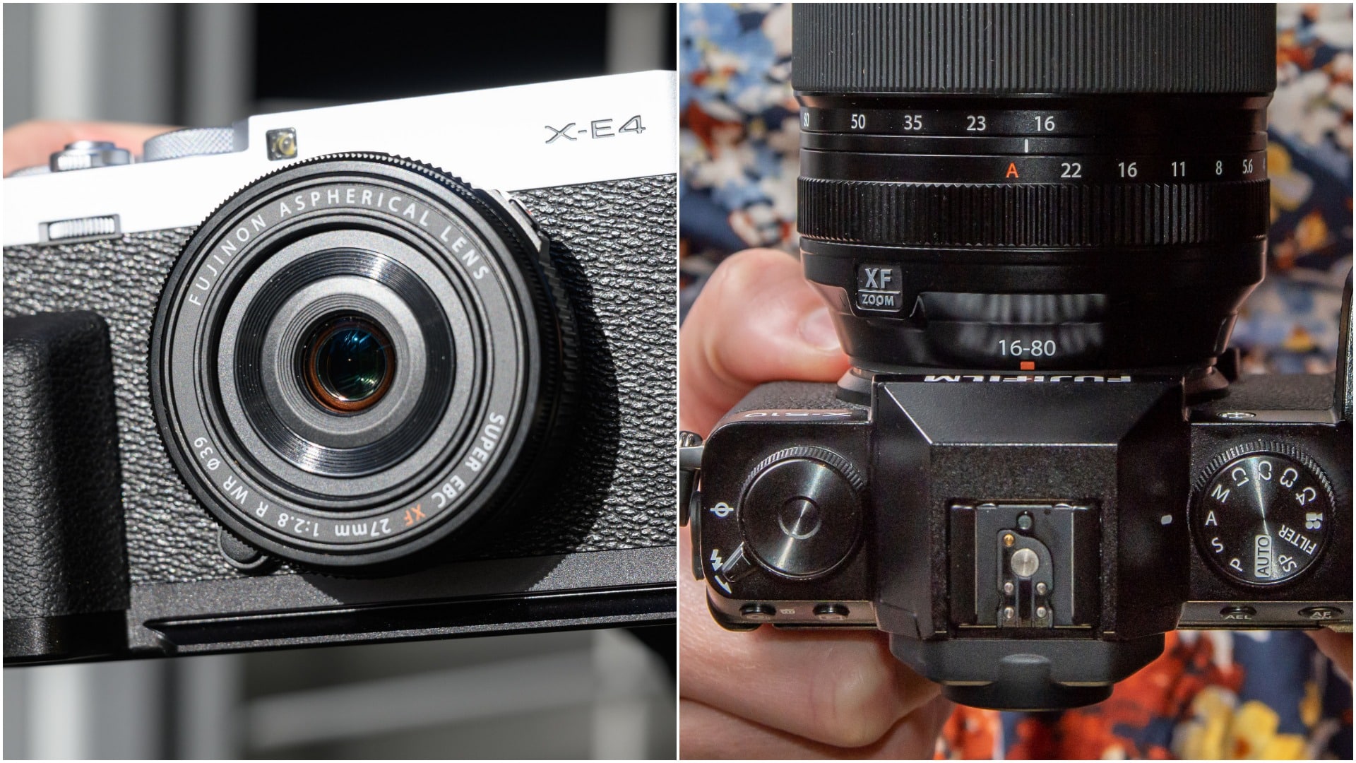 X E4 vs X S10 lens