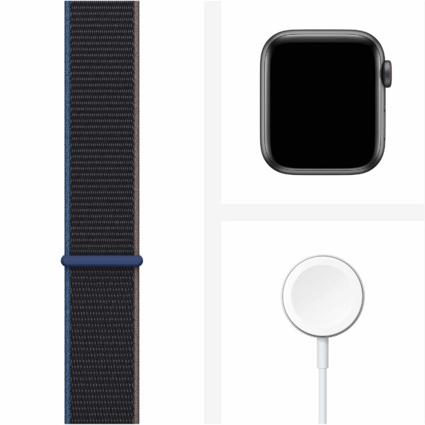 Apple Watch SE 40mm (4G) - Viền nhôm dây vải (Black)