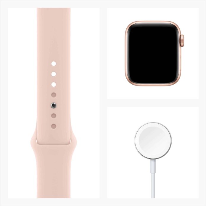 Apple Watch SE 40mm (GPS) - Viền nhôm dây cao su (Gold)