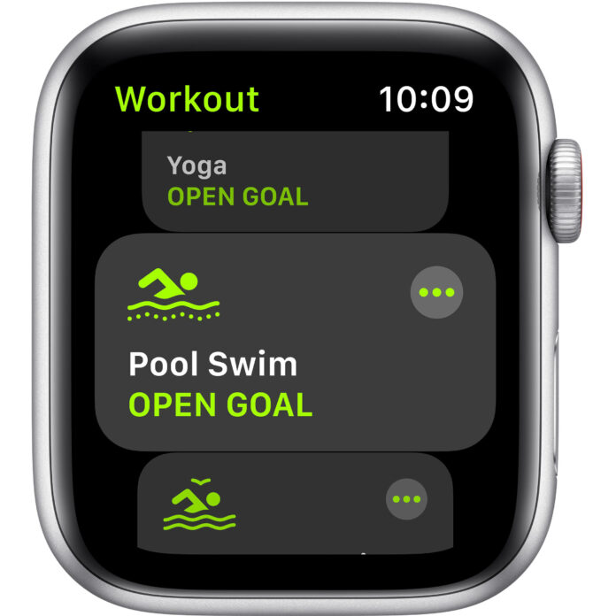 Apple Watch SE 44mm (4G) - Viền nhôm dây cao su (Silver)