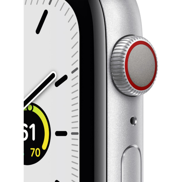 Apple Watch SE 44mm (4G) - Viền nhôm dây vải (Silver)