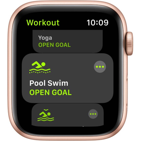 Apple Watch SE 44mm (GPS) - Viền nhôm dây cao su (Gold)
