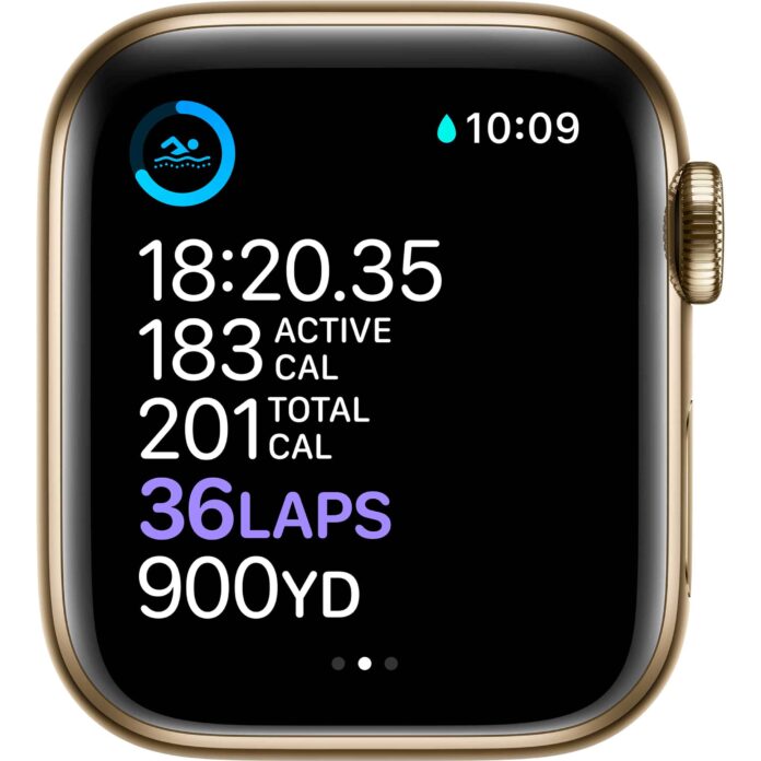 Apple Watch Series 6 40mm (4G) - Viền thép dây thép (Gold)