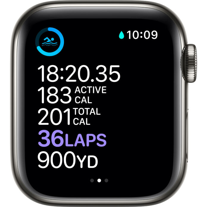 Apple Watch Series 6 40mm (4G) - Viền thép dây thép (Graphite)