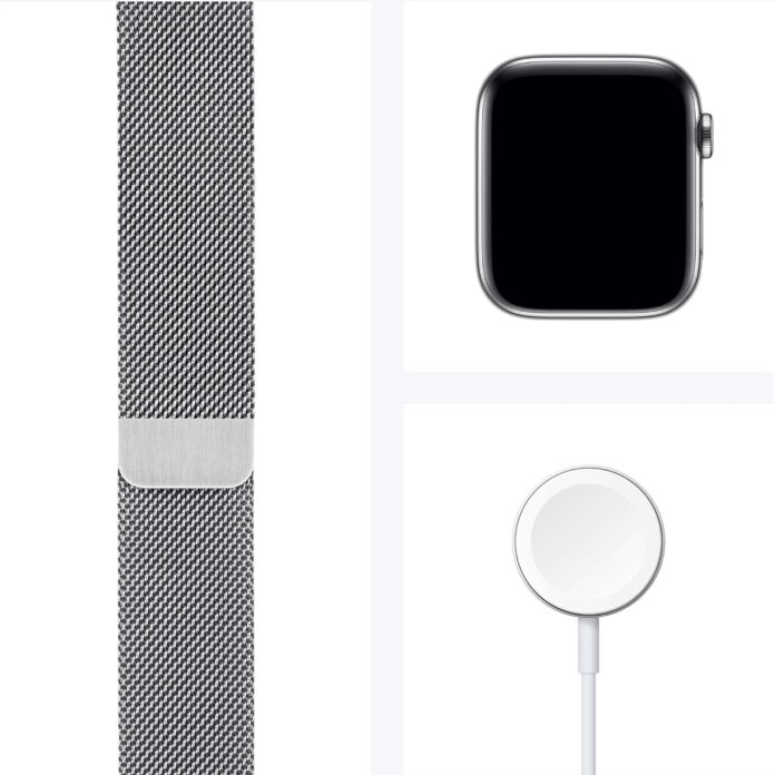 Apple Watch Series 6 40mm (4G) - Viền thép dây thép (Silver)