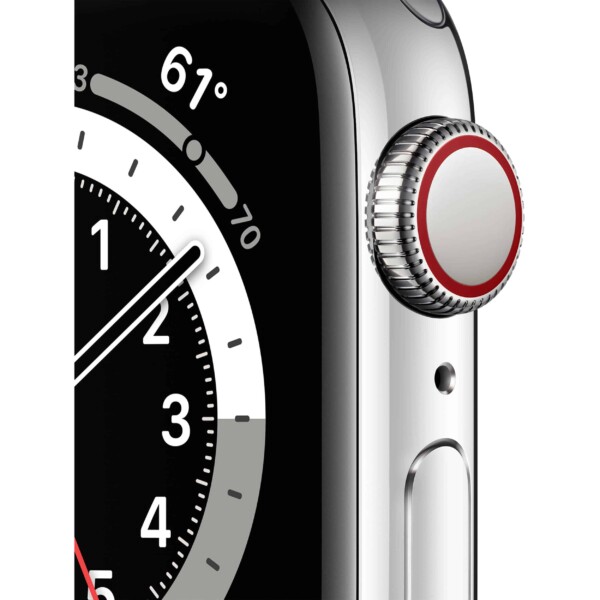 Apple Watch Series 6 40mm (4G) - Viền thép dây thép (Silver)
