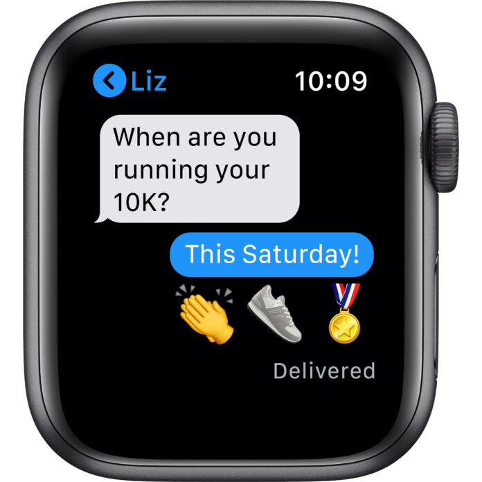 Apple Watch Series 6 40mm (GPS) - Viền nhôm dây cao su (Black)