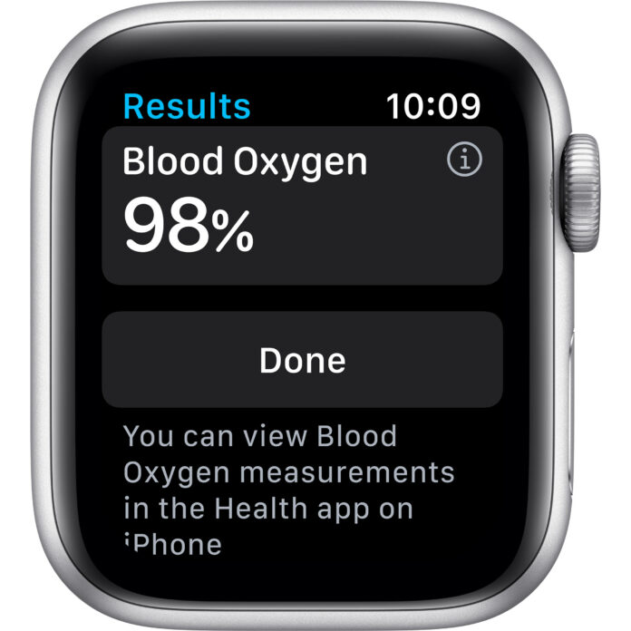 Apple Watch Series 6 40mm (GPS) - Viền nhôm dây cao su (Silver)