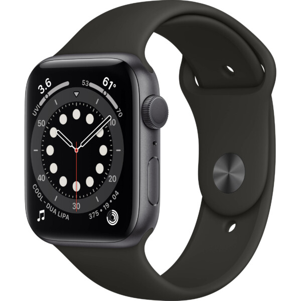 Đồng hồ Apple Watch Series 6 44mm (Black) là thế hệ đồng hồ thông minh thứ 6 đến từ Apple. Đây là phiên bản được nâng cấp với vi xử lý Apple S6 mạnh mẽ cùng các tính năng theo dõi sức khỏe vượt trội.
