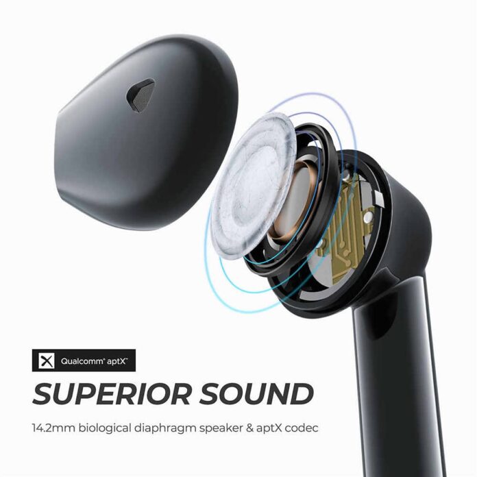 Tai nghe không dây Soundpeats TrueAir (Black)