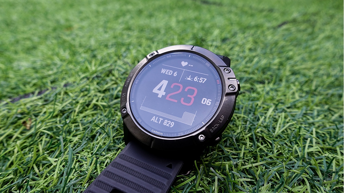 Đồng hồ Garmin fenix 6X (51mm, Pro Solar, Titanium Carbon Gray DLC/Black Band)