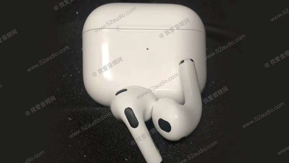 Lộ ảnh tai nghe AirPods 3 với kiểu dáng in-ear và hộp nhỏ hơn AirPods Pro