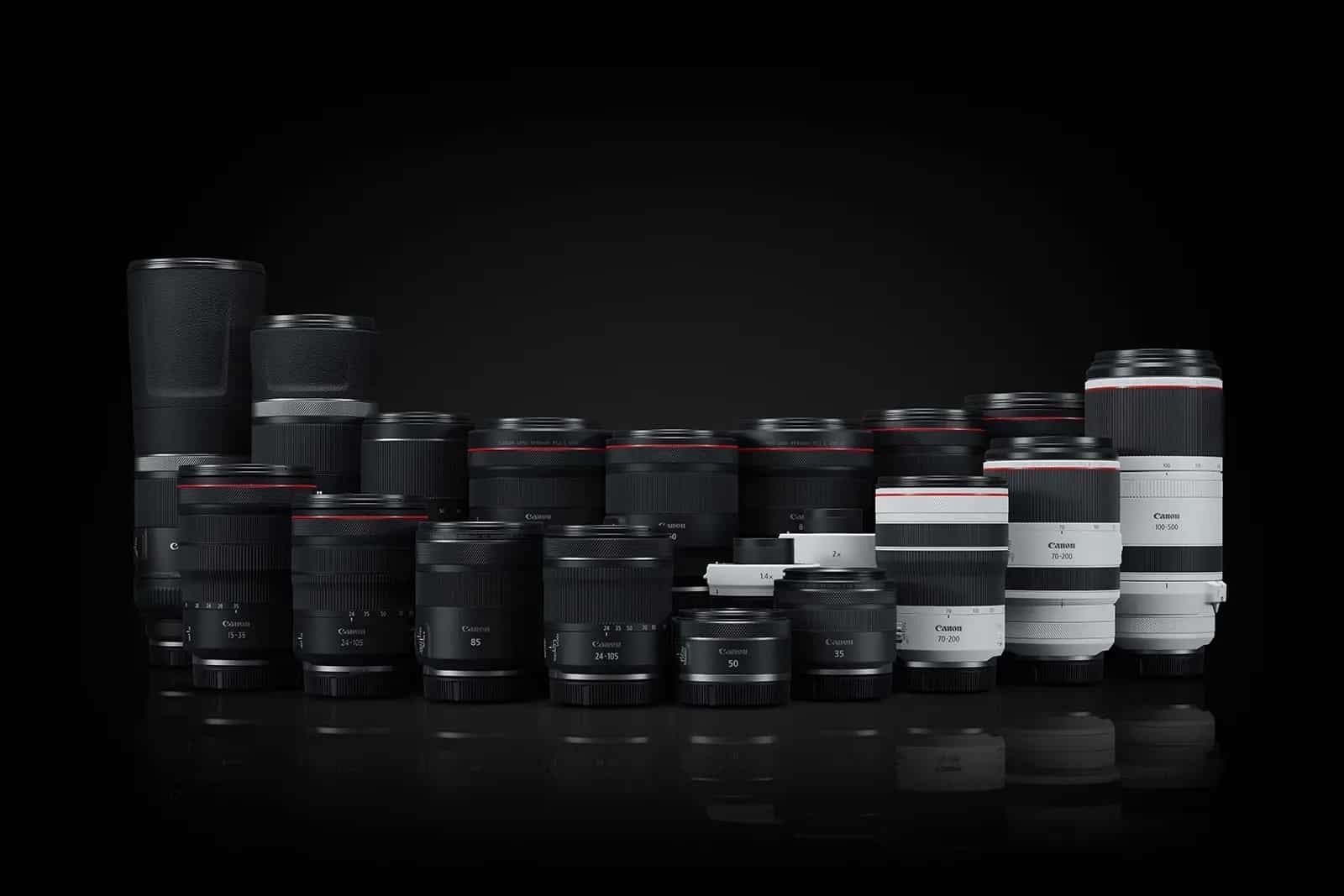 canon rf lens lineup january 202