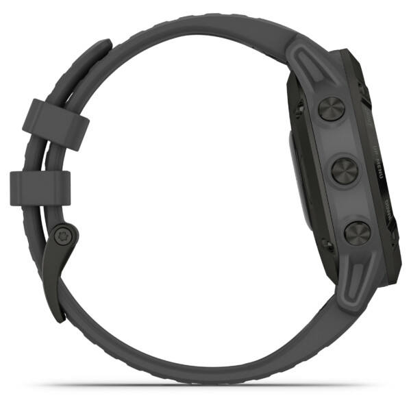 Đồng hồ Garmin fenix 6 (47mm, Solar, Black/Slate Gray Band)