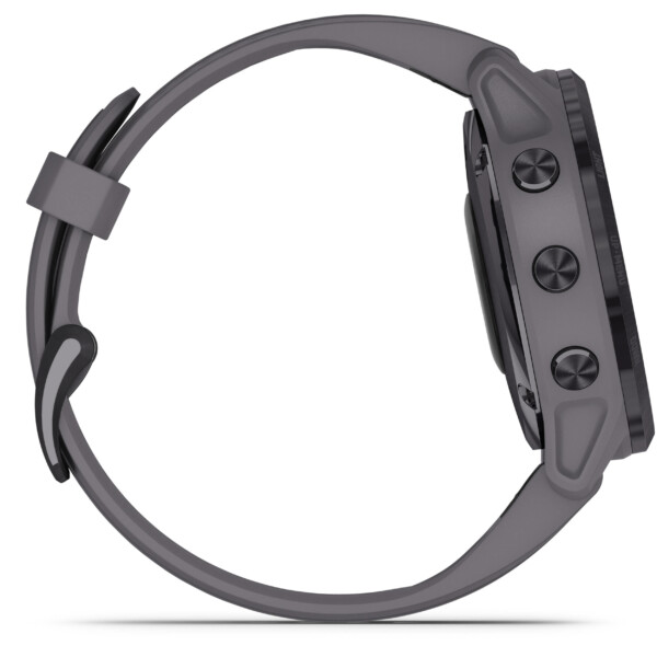 Đồng hồ Garmin fenix 6S (42mm, Solar, Amethyst Steel/Shale Gray Band)