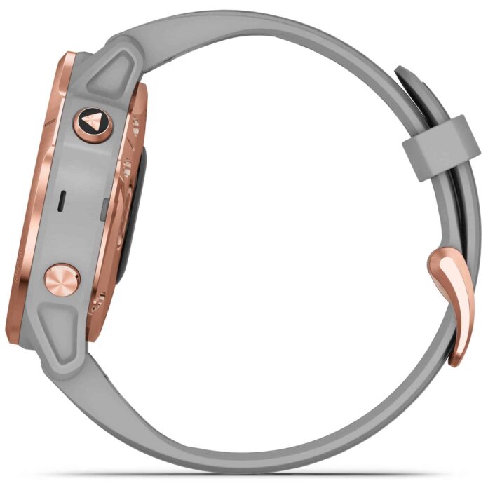 Đồng hồ Garmin fenix 6S (42mm, Sapphire, Rose Gold/Powder Gray Band)