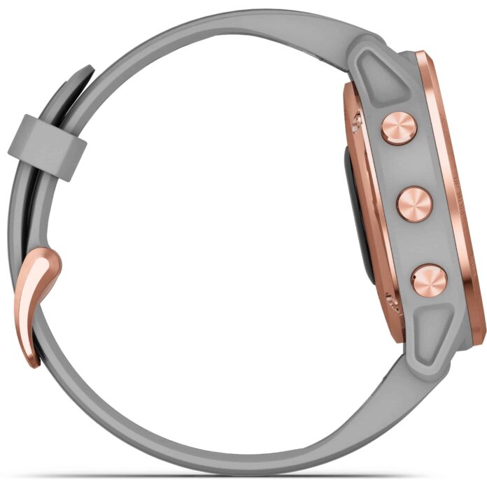 Đồng hồ Garmin fenix 6S (42mm, Sapphire, Rose Gold/Powder Gray Band)