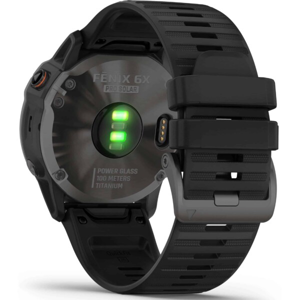 Đồng hồ Garmin fenix 6X (51mm, Pro Solar, Titanium Carbon Gray DLC/Black Band)