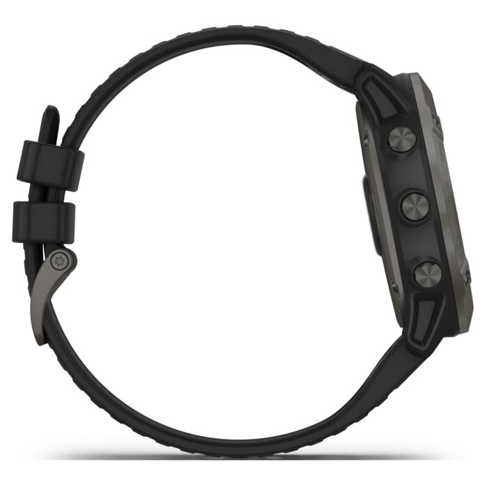 Đồng hồ Garmin fenix 6X (51mm, Sapphire, Carbon Gray DLC/Black Band)