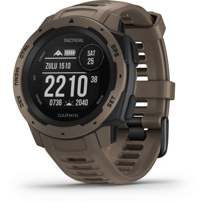 Đồng hồ Garmin Instinct (Coyote Tan, Tactical Edition)