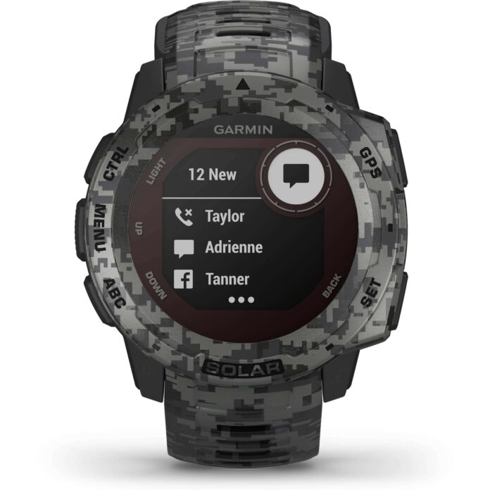 Đồng hồ Garmin Instinct Solar Camo Edition (Graphite)