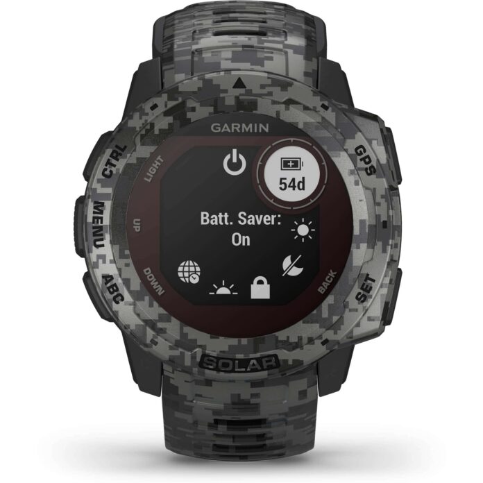 Đồng hồ Garmin Instinct Solar Camo Edition (Graphite)