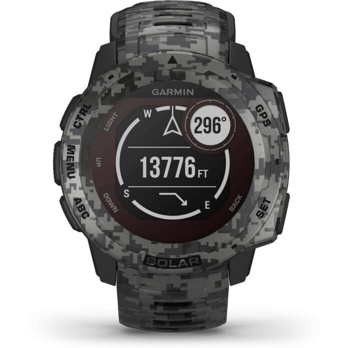 Đồng hồ Garmin Instinct Solar Camo Edition (Graphite)