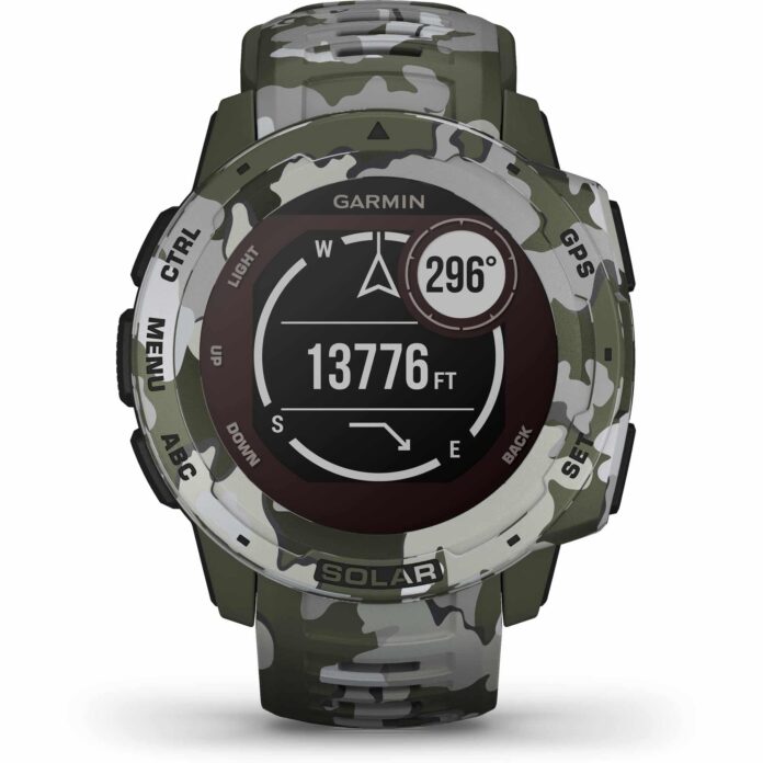 Đồng hồ Garmin Instinct Solar Camo Edition (Lichen)