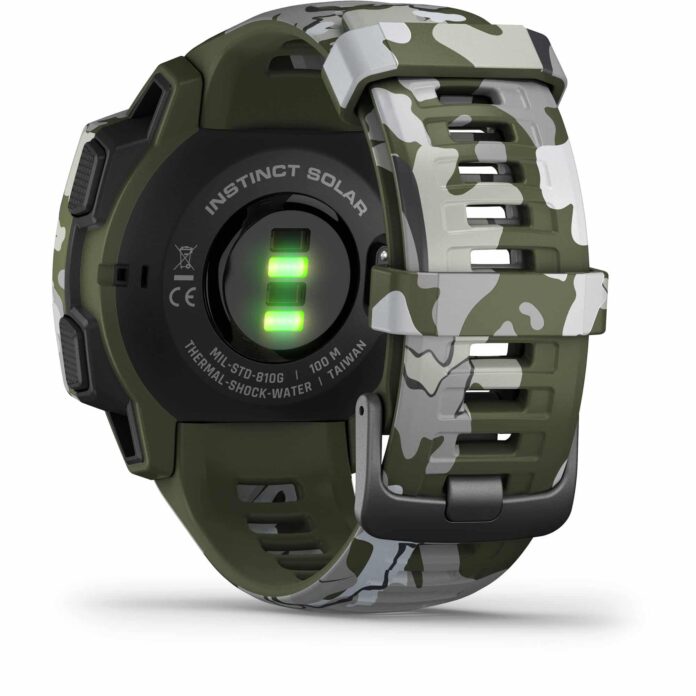 Đồng hồ Garmin Instinct Solar Camo Edition (Lichen)