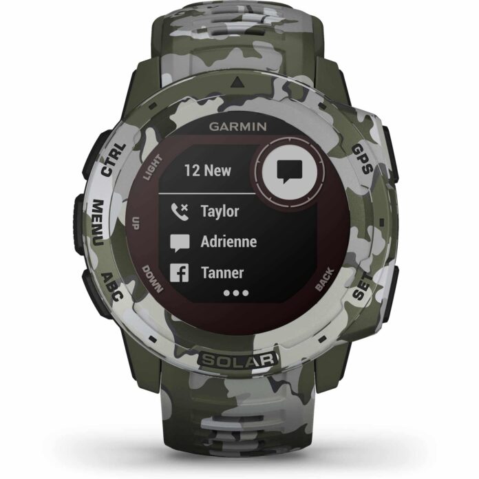 Đồng hồ Garmin Instinct Solar Camo Edition (Lichen)