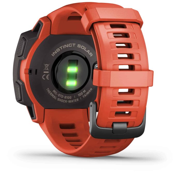 Đồng hồ Garmin Instinct Solar (Flame Red)