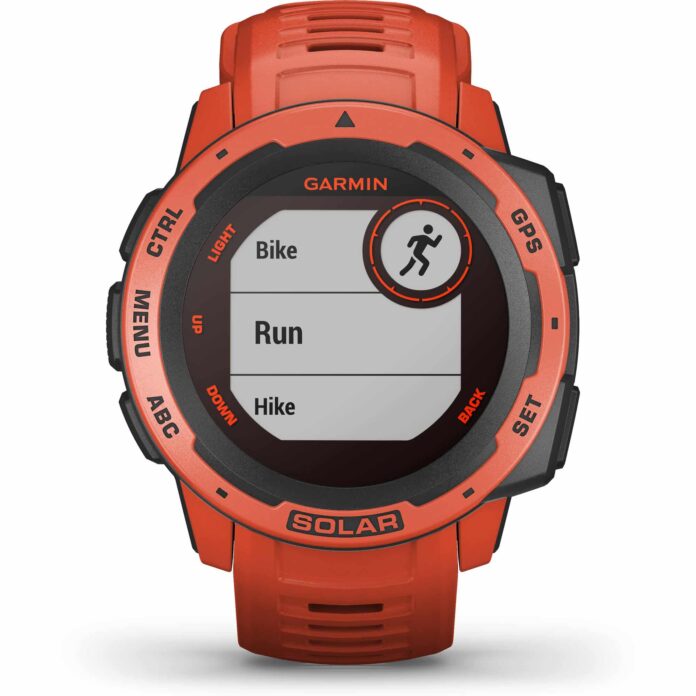 Đồng hồ Garmin Instinct Solar (Flame Red)