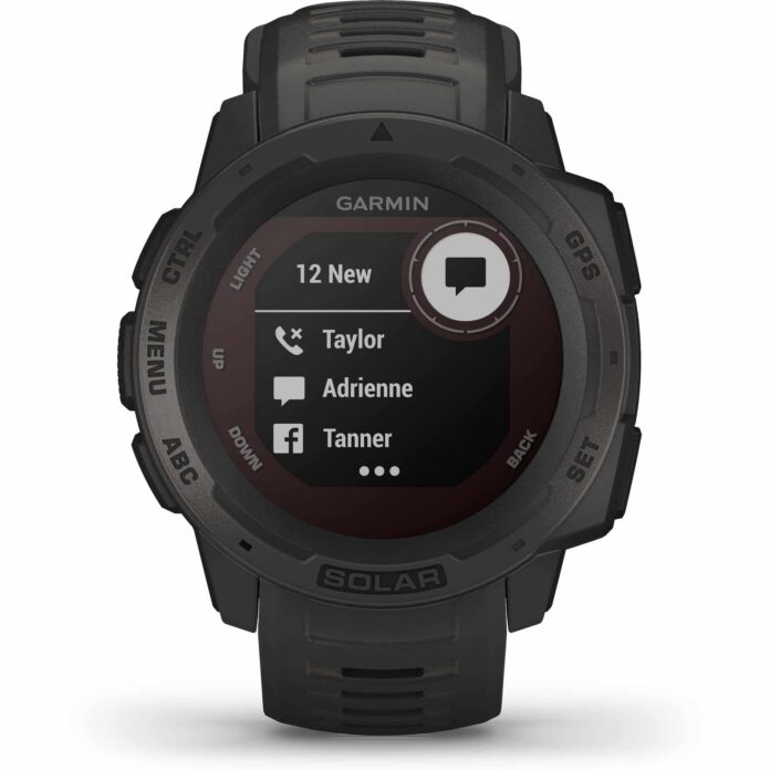 Đồng hồ Garmin Instinct Solar (Graphite)