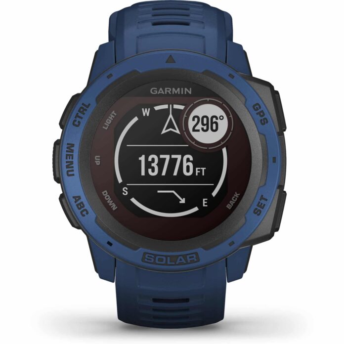 Đồng hồ Garmin Instinct Solar (Tidal Blue)