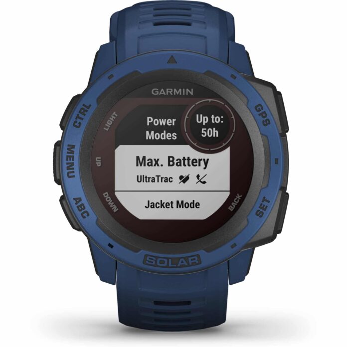 Đồng hồ Garmin Instinct Solar (Tidal Blue)