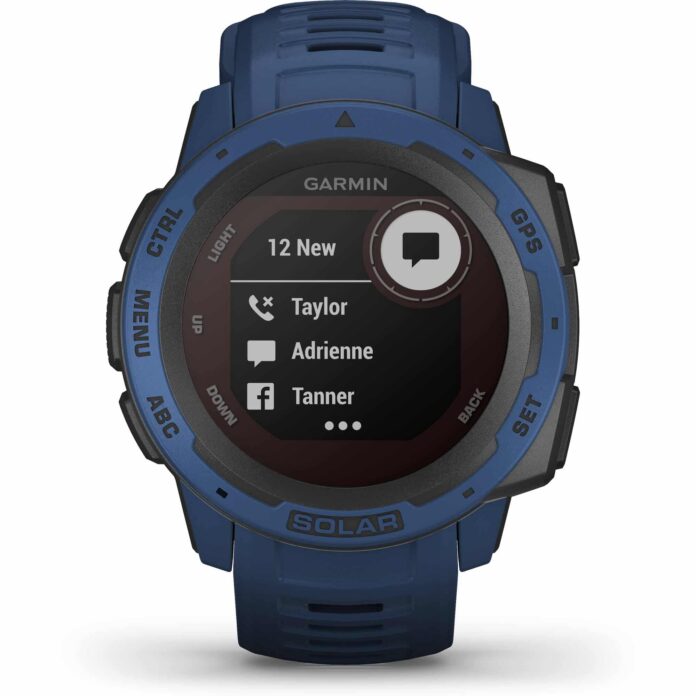 Đồng hồ Garmin Instinct Solar (Tidal Blue)