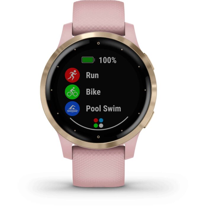 Đồng hồ Garmin vivoactive 4S (40mm, Dust Rose)