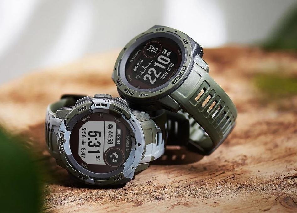 Đồng hồ Garmin Instinct Solar Camo Edition (Lichen)