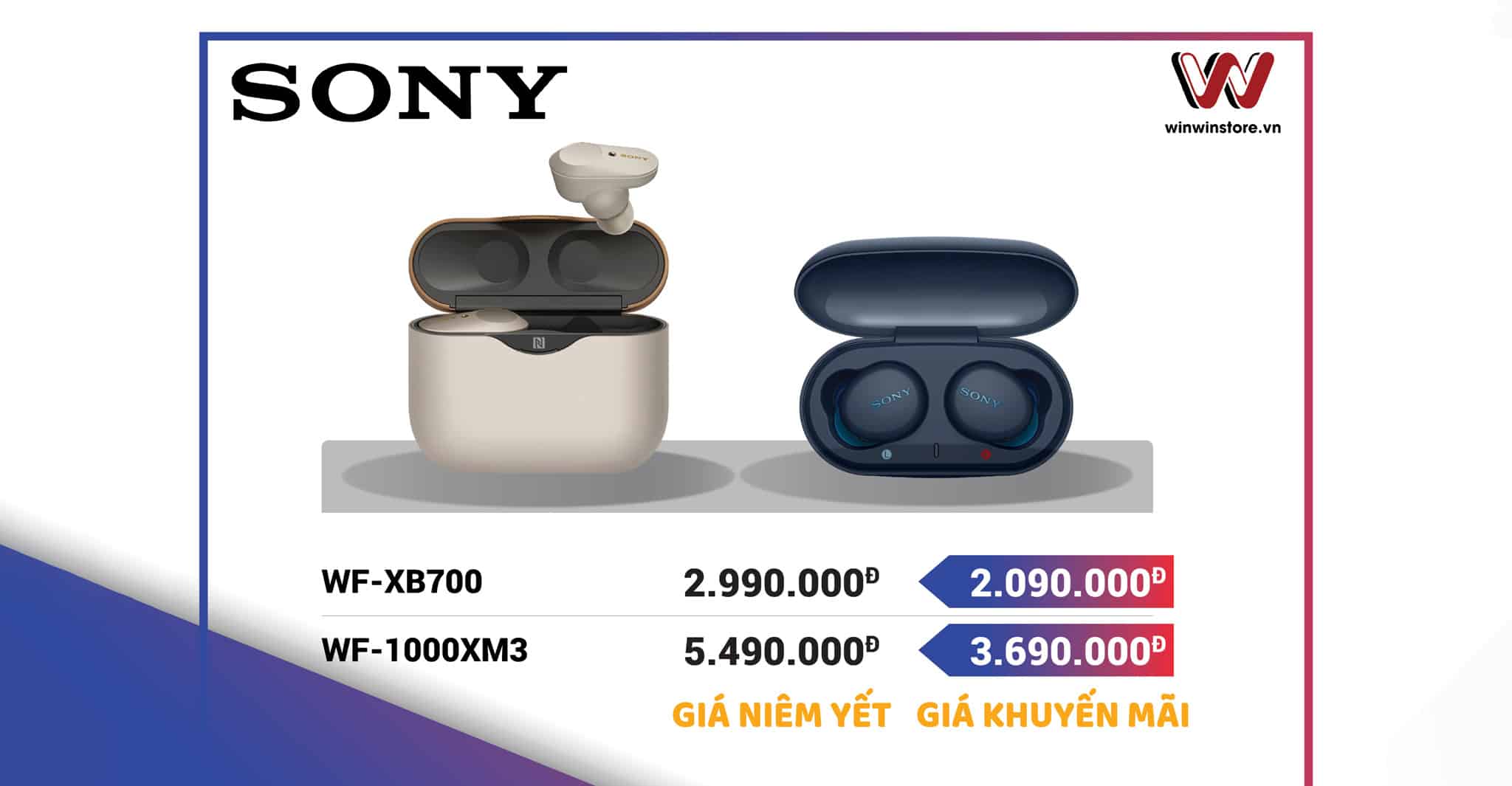 Flash sale tai nghe Sony nhân ngày Quốc Tế Phụ Nữ 8/3, giảm giá lên tới 1.8 triệu đồng