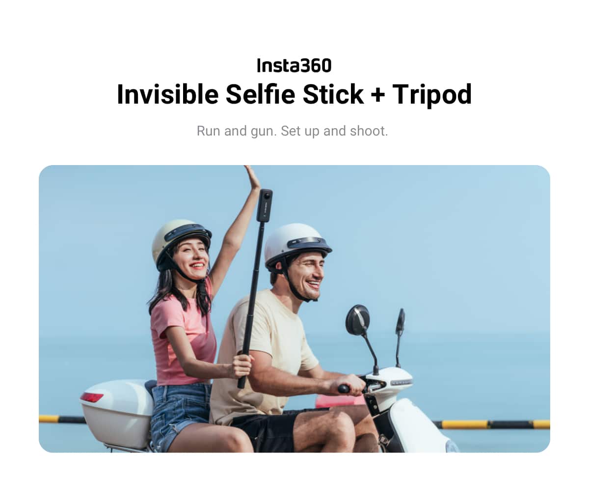 Bộ tripod và gậy tàng hình 2-in-1 cho Insta360