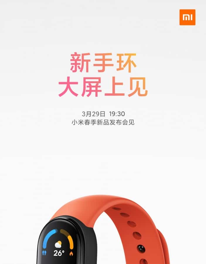 Xiaomi Mi Band 6 sẽ được ra mắt vào 29/3, bổ sung cảm biến SpO2