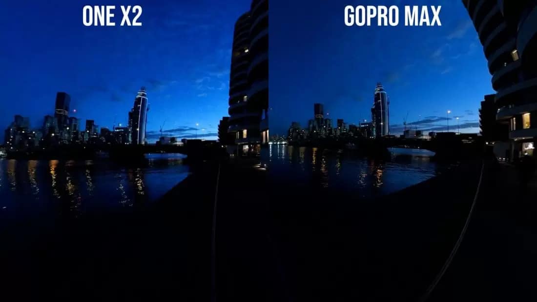 One X2 vs Go Pro