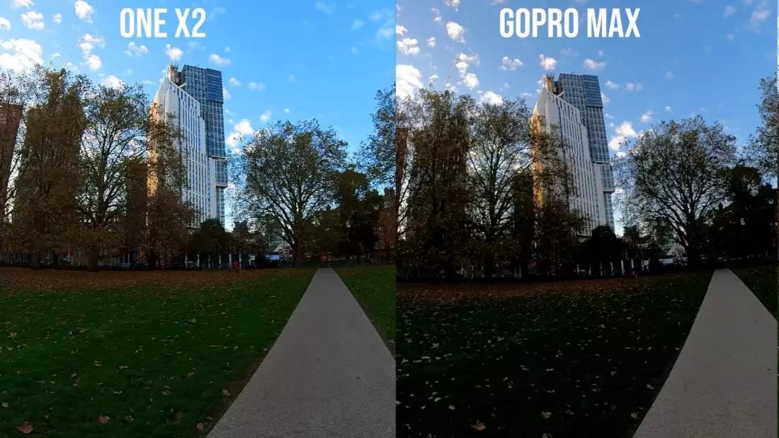 One X2 vs Go Pro