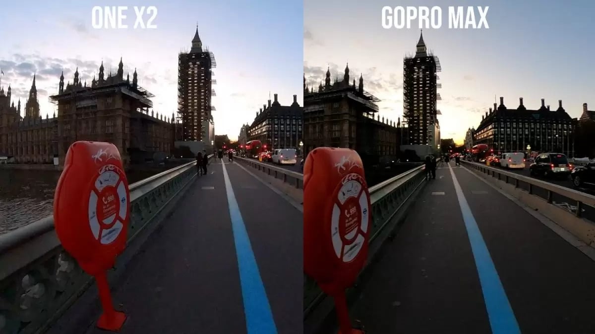 One X2 vs Go Pro