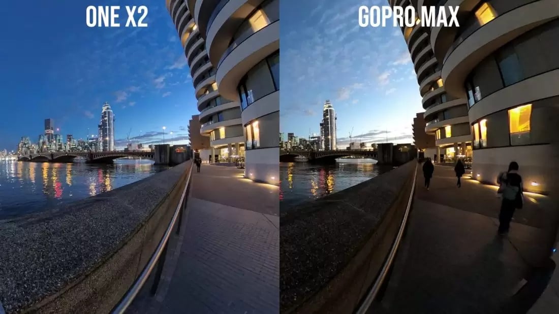 One X2 vs Go Pro