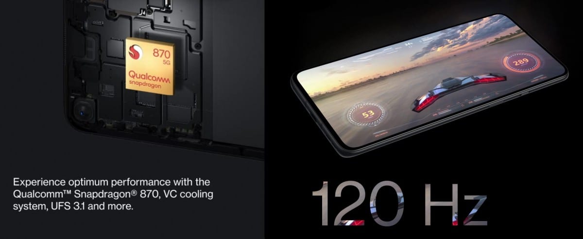 OnePlus 9R ra mắt, phiên bản gaming cho game thủ, màn hình 120Hz, vi xử lý Snapdragon 870