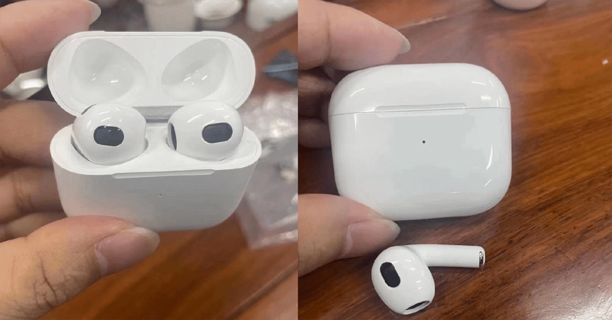 Xuất hiện thêm ảnh thực tế AirPods 3