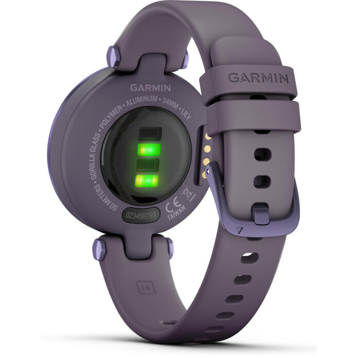 Đồng hồ Garmin Lily (Sport Edition, Midnight & Deep Orchid)