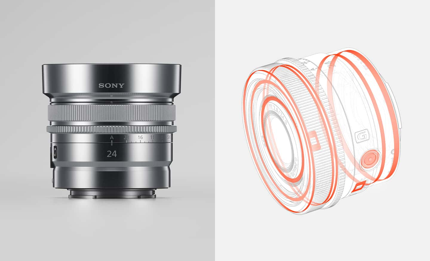 Trên tay ba ống kính gọn nhẹ 24mm F2.8G, 40mm F2.5G và 50mm F2.5G từ Sony