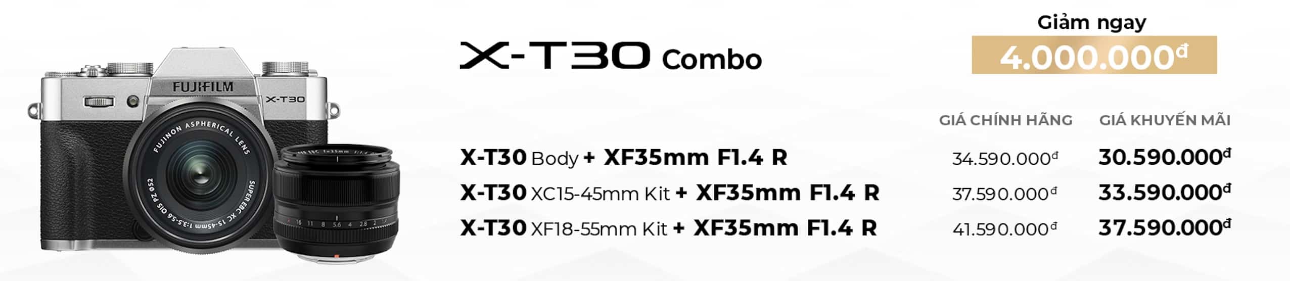 Tháng Tư rực rỡ, ưu đãi ngỡ ngàng với combo Fujifilm X-T30, X-E4, X-T200 và X-A7 tại WinWinStore